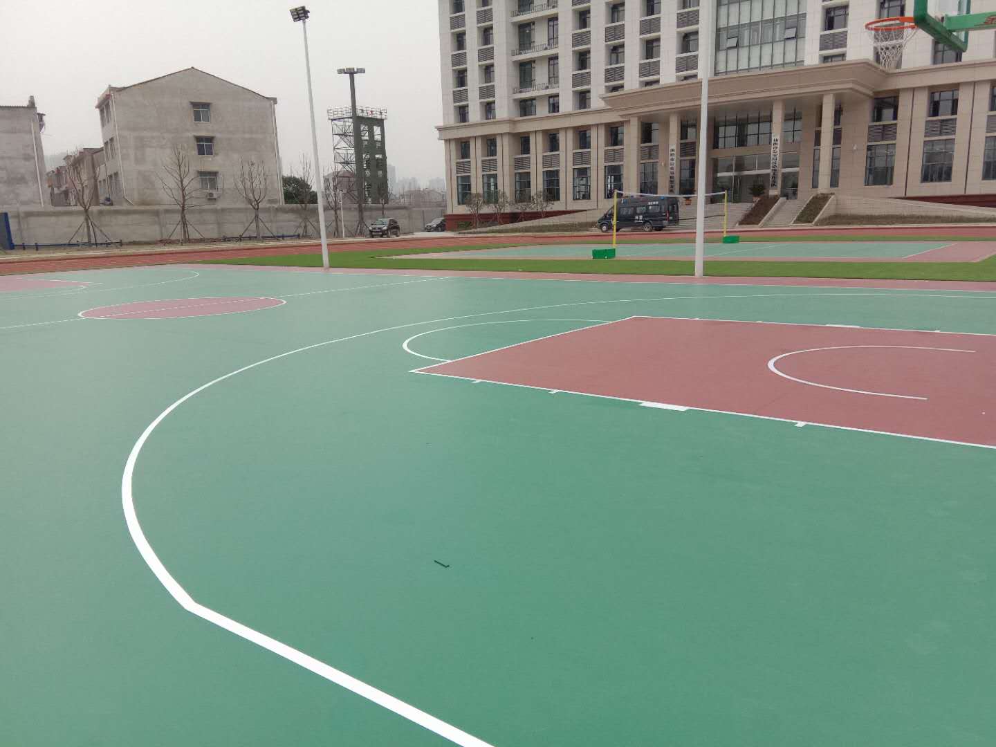 仙桃特警籃球場(chǎng)及排球場(chǎng)